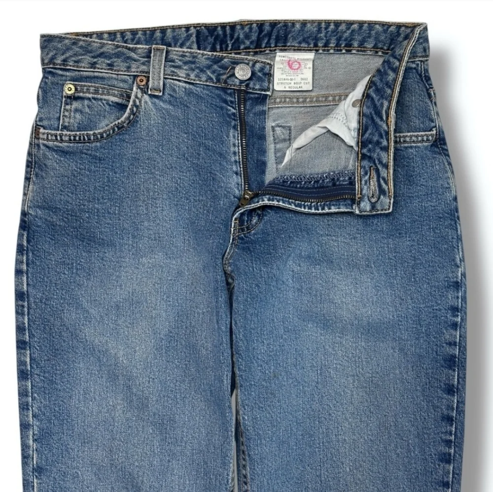 GAP Mid Rise Stretch Bootcut Jeans Medium Wash 6 Regular VINTAGE